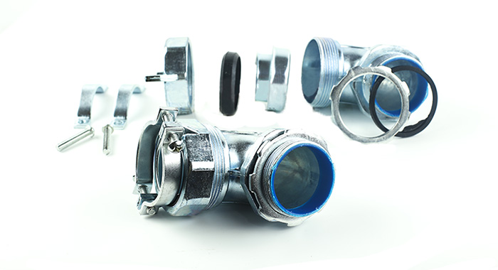 金属弯接头拆分图 金属弯接头拆分图